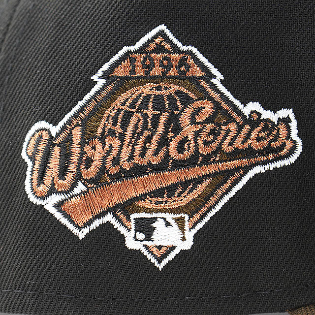 ニューエラ キャップ 9FORTY ニューヨーク ヤンキース MLB 1996 WORLD SERIES GREY BOTTOM A-FRAME SNAPBACK CAP BLACK