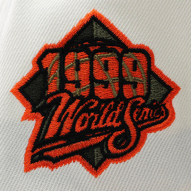 ニューエラ キャップ 9FORTY ニューヨーク ヤンキース MLB 1999 WORLD SERIES GREY BOTTOM A-FRAME SNAPBACK CAP CREAM