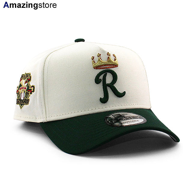 ニューエラ キャップ 9FORTY スナップバック カンザスシティ ロイヤルズ MLB AL 100TH GREY BOTTOM A-FRAME SNAPBACK CAP CREAM