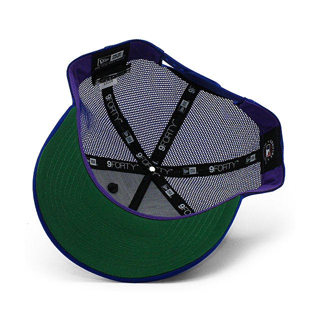 BIG LEAGUE CHEWモデル ニューエラ メッシュキャップ 9FORTY シカゴ カブス MLB A-FRAME TRUCKER MESH CAP ROYAL