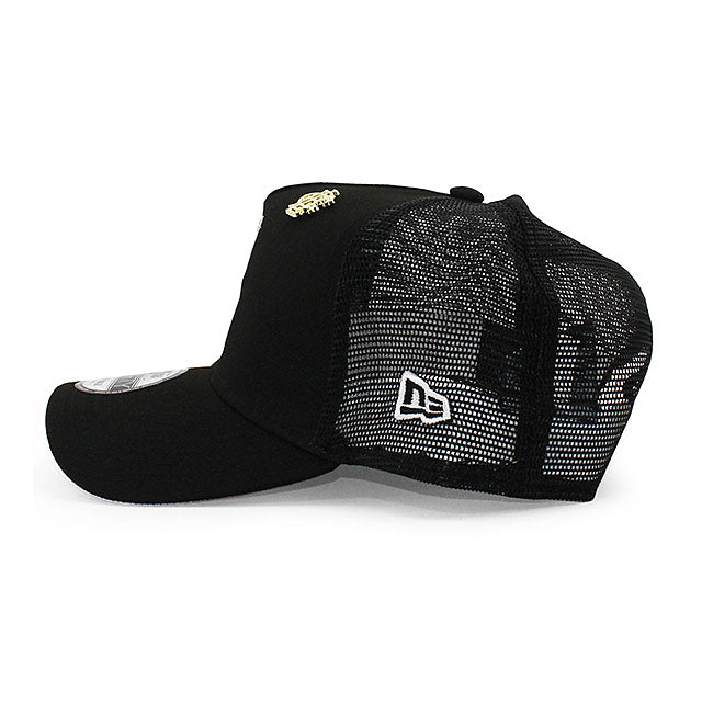 BIG LEAGUE CHEWモデル ニューエラ メッシュキャップ 9FORTY シカゴ ホワイトソックス MLB A-FRAME TRUCKER MESH CAP BLACK