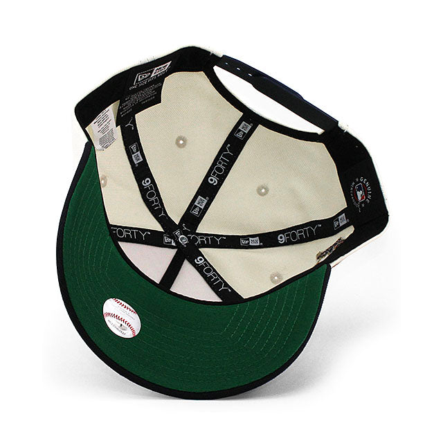 ニューエラ キャップ 9FORTY セントルイス カージナルス MLB BUSCH STADIUM FINALS SEASON GREEN BOTTOM A-FRAME SNAPBACK CAP CREAM