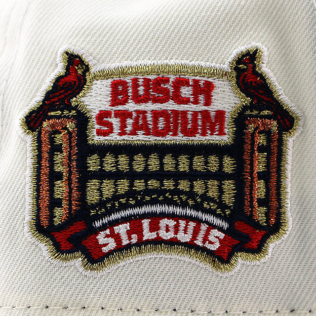 ニューエラ キャップ 9FORTY セントルイス カージナルス MLB BUSCH STADIUM FINALS SEASON GREEN BOTTOM A-FRAME SNAPBACK CAP CREAM