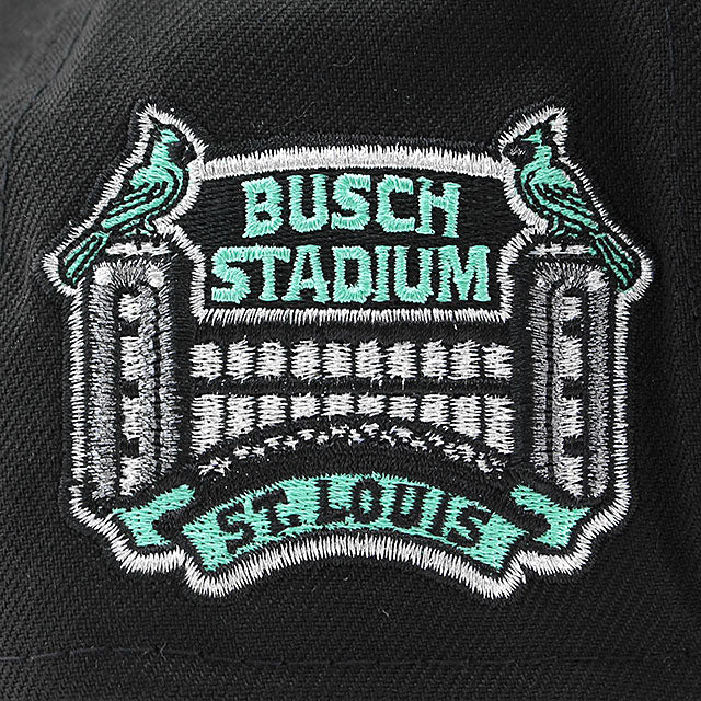 ニューエラ キャップ 9FORTY セントルイス カージナルス MLB BUSCH STADIUM FINALS SEASON TIFFANY BOTTOM A-FRAME SNAPBACK CAP BLACK