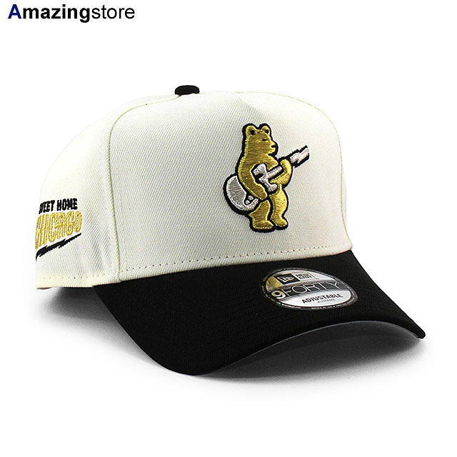 ニューエラ キャップ 9FORTY シカゴ カブス MLB SWEET HOME CHICAGO GREY BOTTOM A-FRAME SNAPBACK CAP CREAM