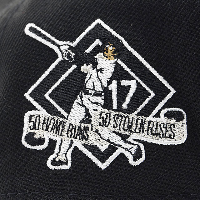 ニューエラ キャップ 9FORTY ロサンゼルス ドジャース MLB OHTANI SHOHEI 50-50 GREY BOTTOM A-FRAME SNAPBACK CAP BLACK