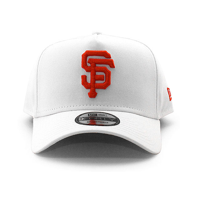 ニューエラ キャップ 9FORTY サンフランシスコ ジャイアンツ MLB A-FRAME SNAPBACK CAP WHITE
