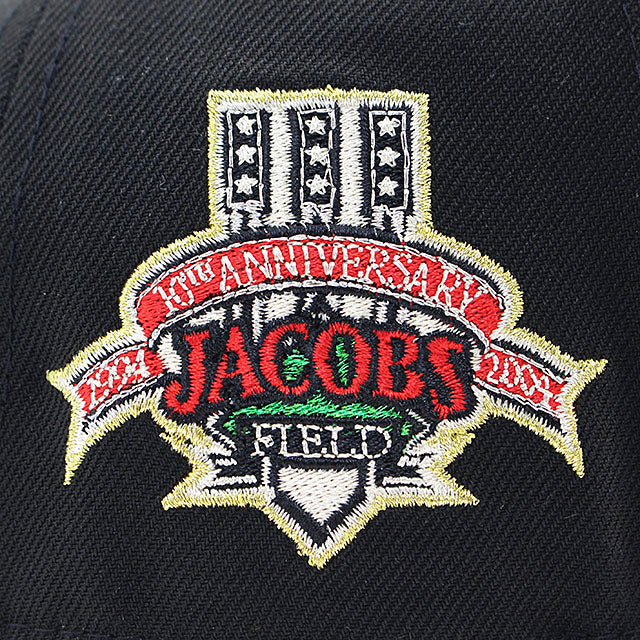 ニューエラ キャップ 9FORTY クリーブランド インディアンス MLB 10TH GREEN BOTTOM A-FRAME SNAPBACK CAP BLACK