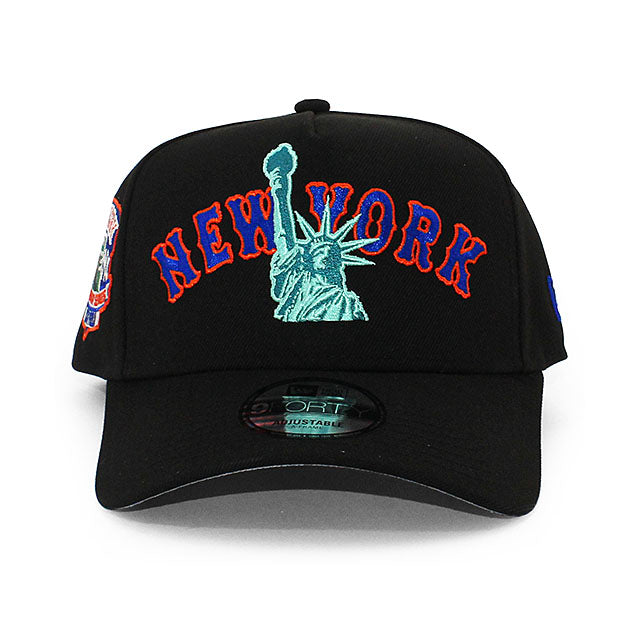 ニューエラ キャップ 9FORTY ニューヨーク メッツ MLB SUBWAY SERIES GREY BOTTOM A-FRAME SNAPBACK CAP BLACK