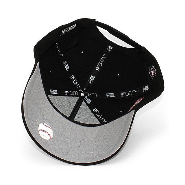 ニューエラ キャップ 9FORTY ニューヨーク メッツ MLB SUBWAY SERIES GREY BOTTOM A-FRAME SNAPBACK CAP BLACK