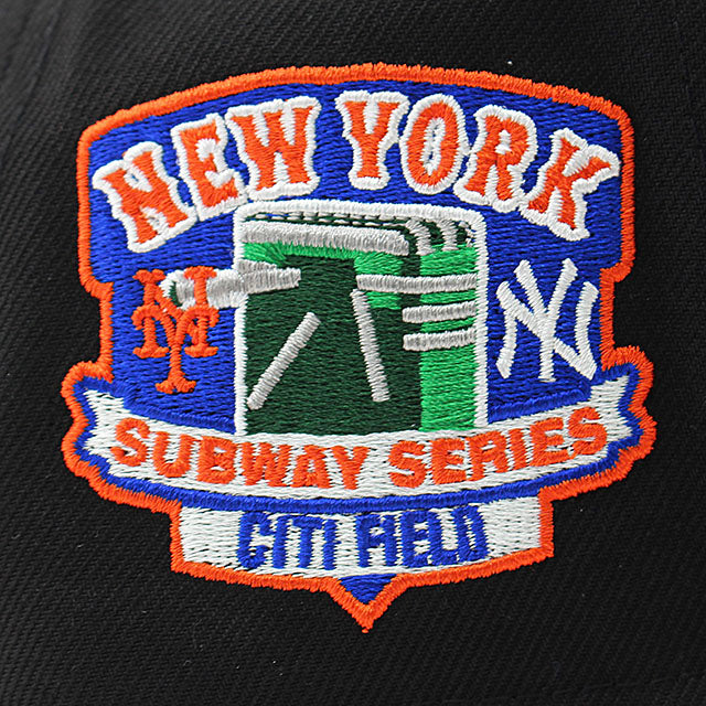 ニューエラ キャップ 9FORTY ニューヨーク メッツ MLB SUBWAY SERIES GREY BOTTOM A-FRAME SNAPBACK CAP BLACK