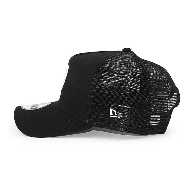ニューエラ メッシュキャップ 9FORTY ワシントン ナショナルズ MLB A-FRAME TRUCKER MESH CAP BLACK