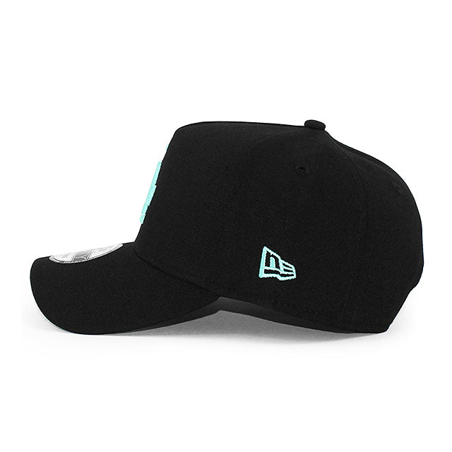 大谷翔平モデル ニューエラ キャップ 9FORTY ロサンゼルス ドジャース MLB 2024 NL MVP TIFFANY BOTTOM A-FRAME SNAPBACK CAP BLACK