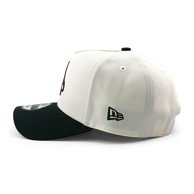 ニューエラ キャップ 9FORTY ボストン レッドソックス MLB FENWAY PARK GREY BOTTOM A-FRAME SNAPBACK CAP CREAM