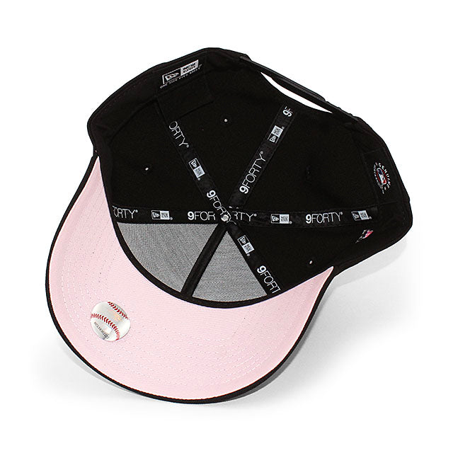 ニューエラ キャップ 9FORTY ロサンゼルス ドジャース MLB TOKYO SERIES SAKURA PINK BOTTOM A-FRAME SNAPBACK CAP BLACK