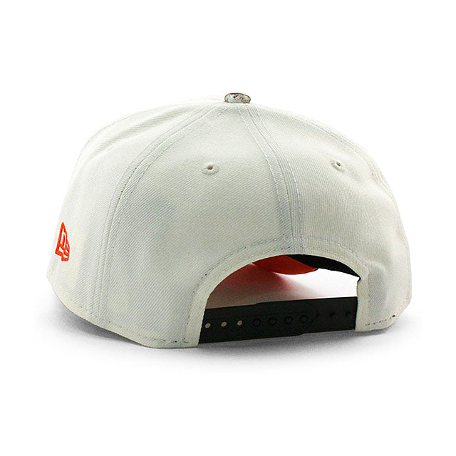 ニューエラ キャップ 9FORTY ロサンゼルス ドジャース MLB TOKYO SERIES ORANGE BOTTOM A-FRAME SNAPBACK CAP CREAM