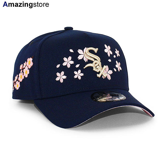 ニューエラ キャップ 9FORTY シカゴ ホワイトソックス MLB SAKURA PINK BOTTOM A-FRAME SNAPBACK CAP NAVY