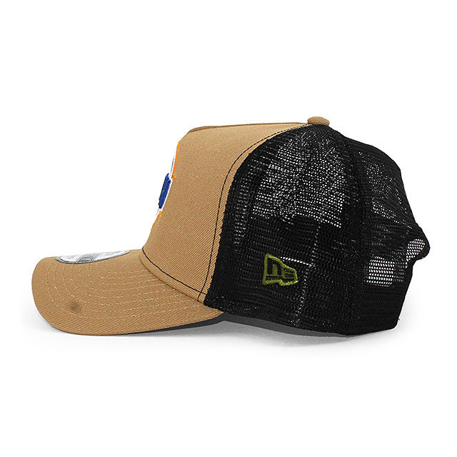 ニューエラ メッシュキャップ 9FORTY ナスカー ロス チャステイン BUSCH LIGHT A-FRAME TRUCKER MESH CAP KHAKI
