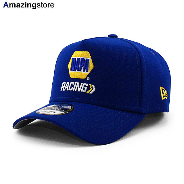 ニューエラ キャップ 9FORTY ナスカー チェイス エリオット NAPA RACING A-FRAME SNAPBACK CAP BLUE