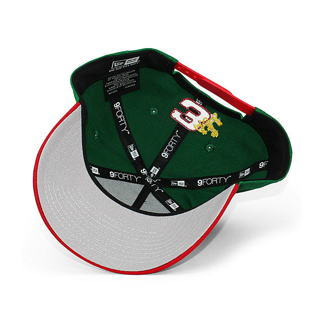 ニューエラ キャップ 9FORTY ナスカー デイル アーンハート ジュニア SUN DROP A-FRAME SNAPBACK CAP GREEN