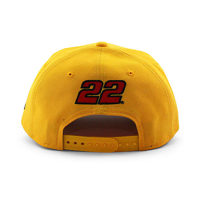 ニューエラ キャップ 9FORTY ナスカー ジョーイ ロガーノ PENNZOIL A-FRAME SNAPBACK CAP GOLD