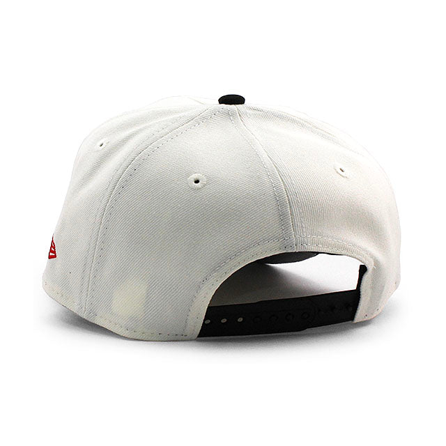 ニューエラ キャップ 9FORTY シカゴ ブルズ NBA 6X CHAMPIONS GREY BOTTOM A-FRAME SNAPBACK CAP CREAM