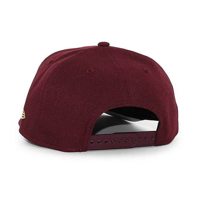 ニューエラ キャップ 9FORTY シカゴ ブルズ NBA 6X CHAMPIONS GREY BOTTOM A-FRAME SNAPBACK CAP MAROON