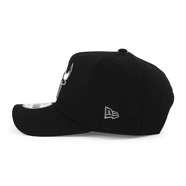 ニューエラ キャップ 9FORTY シカゴ ブルズ NBA 6X CHAMPIONS GREY BOTTOM A-FRAME SNAPBACK CAP BLACK