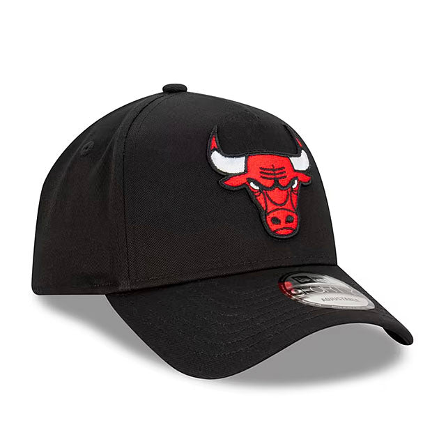 ニューエラ 海外取寄 キャップ 9FORTY スナップバック シカゴ ブルズ NBA A-FRAME SNAPBACK CAP BLACK