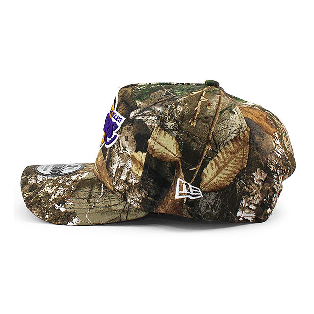 ニューエラ キャップ 9FORTY ロサンゼルス レイカーズ NBA A-FRAME SNAPBACK CAP REAL TREE CAMO