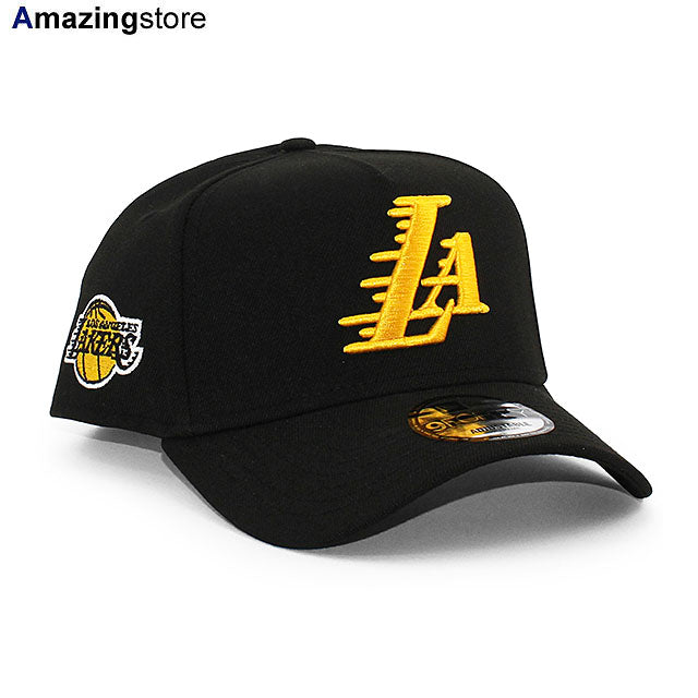 ニューエラ キャップ 9FORTY ロサンゼルス レイカーズ NBA LA A-FRAME SNAPBACK CAP BLACK