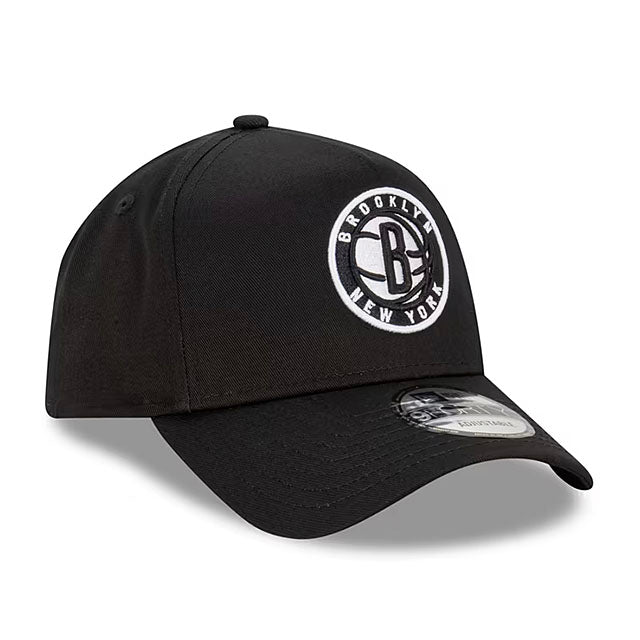 ニューエラ 海外取寄 キャップ 9FORTY スナップバック ブルックリン ネッツ NBA A-FRAME SNAPBACK CAP BLACK
