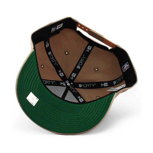 ニューエラ キャップ 9FORTY ブルックリン ネッツ NBA A-FRAME SNAPBACK CAP CAMEL