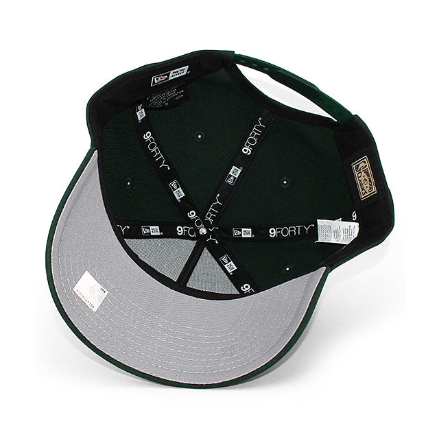 ニューエラ キャップ 9FORTY シアトル スーパーソニックス NBA WESTERN CONFERENCE GREY BOTTOM A-FRAME SNAPBACK CAP GREEN