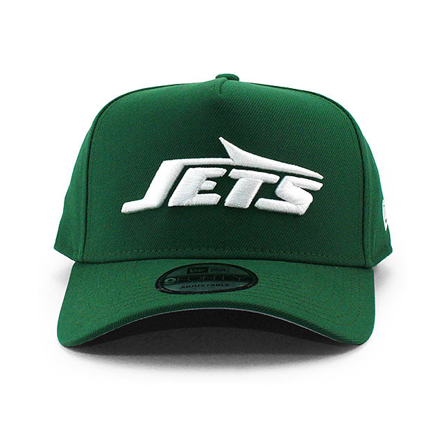 ニューエラ キャップ 9FORTY ニューヨーク ジェッツ NFL A-FRAME SNAPBACK CAP GREEN