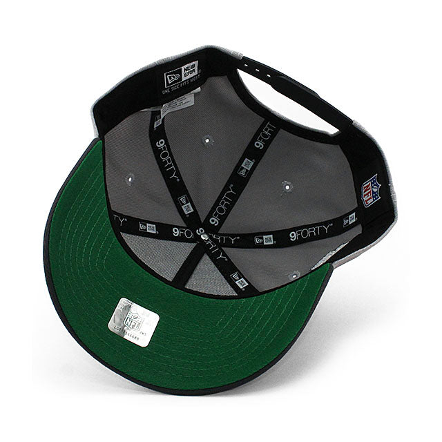 ニューエラ キャップ 9FORTY ラスベガス レイダース NFL 3X SUPER BOWL CHAMPIONS GREY BOTTOM A-FRAME SNAPBACK CAP GRAY