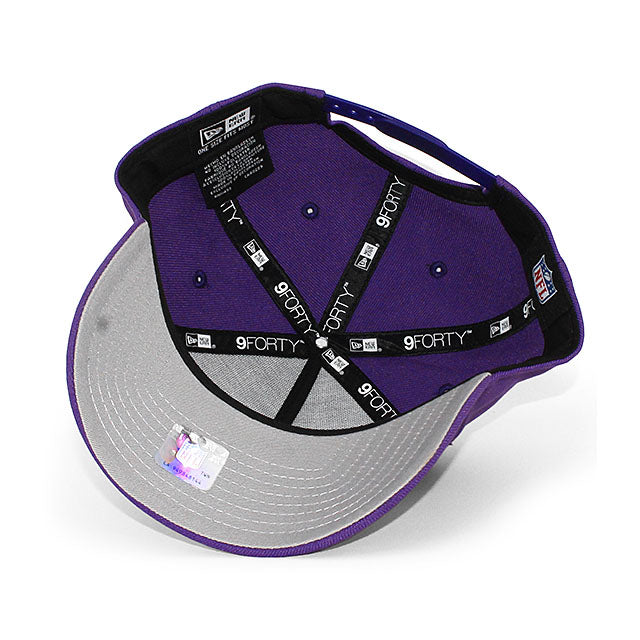 ニューエラ キャップ 9FORTY ミネソタ バイキングス NFL A-FRAME SNAPBACK CAP PURPLE