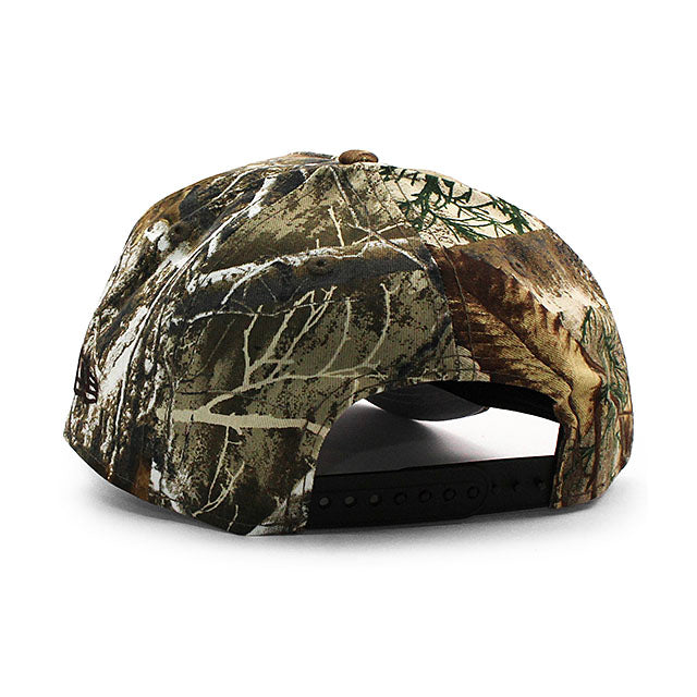 ニューエラ キャップ 9FORTY アナハイム ダックス NHL 30TH GREY BOTTOM A-FRAME SNAPBACK CAP REAL TREE CAMO