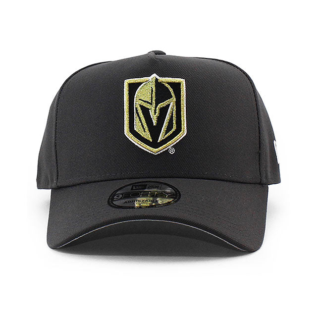 ニューエラ キャップ 9FORTY ラスベガス ゴールデンナイツ NHL A-FRAME SNAPBACK CAP GRAPHITE
