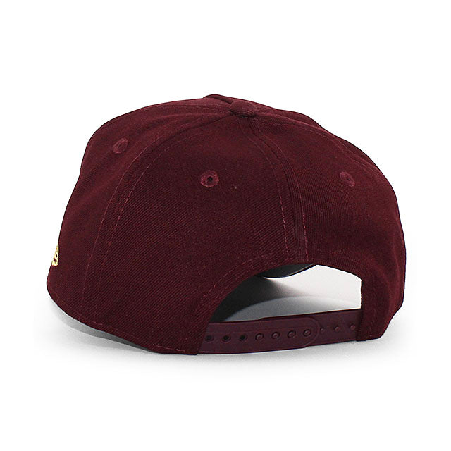ニューエラ キャップ 9FORTY デトロイト レッドウィングス NHL 2002 STANLEY CUP GREY BOTTOM A-FRAME SNAPBACK CAP MAROON