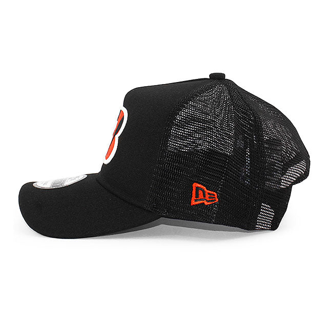 ニューエラ メッシュキャップ 9FORTY シンシナティ ベンガルズ NFL A-FRAME TRUCKER MESH CAP BLACK