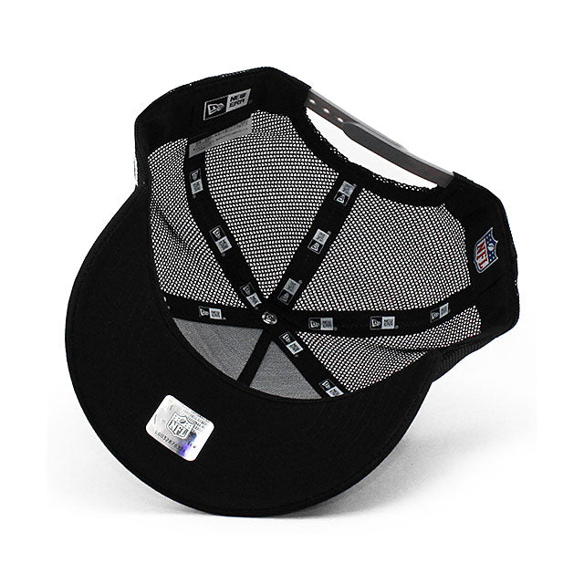 ニューエラ メッシュキャップ 9FORTY ラスベガス レイダース NFL A-FRAME TRUCKER MESH CAP BLACK