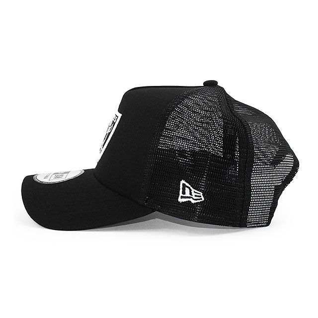 ニューエラ メッシュキャップ 9FORTY ラスベガス レイダース NFL A-FRAME TRUCKER MESH CAP BLACK