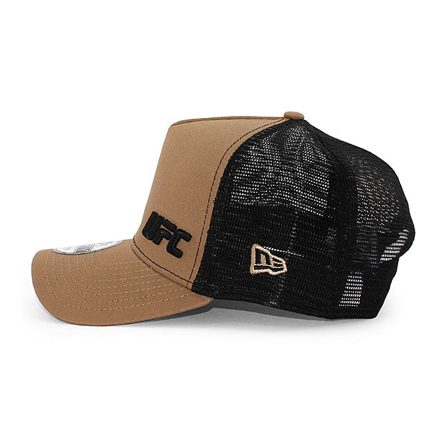 ニューエラ メッシュキャップ 9FORTY UFC FLAWLESS A-FRAME TRUCKER MESH CAP KHAKI