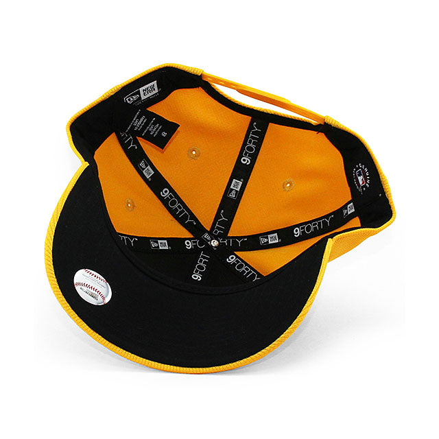 ニューエラ キャップ ストレッチ スナップバック 9FORTY サンディエゴ パドレス MLB BATTING PRACTICE STRETCH SNAPBACK BP CAP GOLD