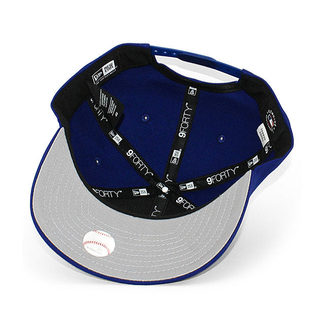 ニューエラ 9FORTY M-CROWN ロサンゼルス ドジャース MLB D LOGO SNAPBACK CAP BLUE