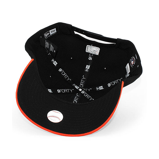 ニューエラ 9FORTY M-CROWN サンフランシスコ ジャイアンツ MLB AUTHENTIC PLAYER REPLICA SNAPBACK CAP BLACK