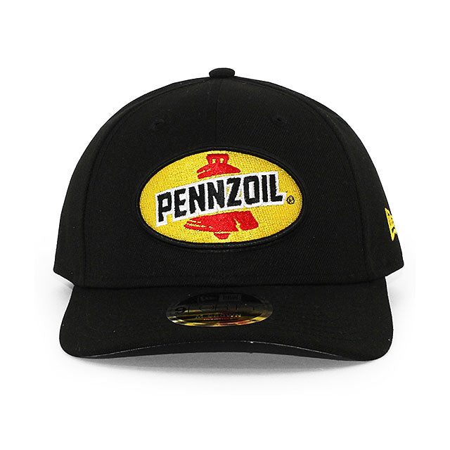 ニューエラ 9FORTY M-CROWN ナスカー ジョーイ ロガーノ PENNZOIL SNAPBACK CAP BLACK