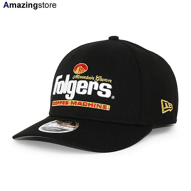 ニューエラ 9FORTY M-CROWN ナスカー ティム リッチモンド FOLGERS SNAPBACK CAP BLACK