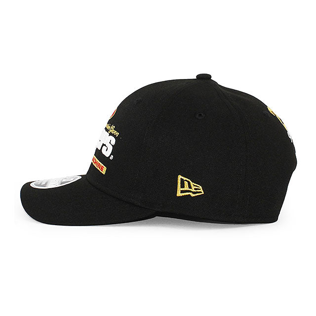 ニューエラ 9FORTY M-CROWN ナスカー ティム リッチモンド FOLGERS SNAPBACK CAP BLACK